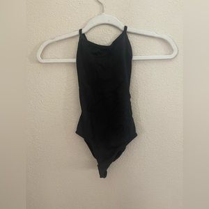 Black So Danca child medium dance leotard